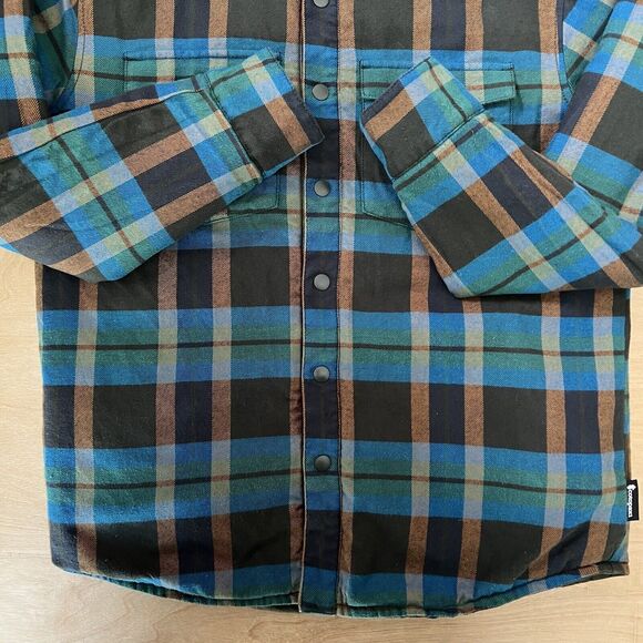 Cotopaxi Shirt Jacket Medium Multicolor Checkered Reversible Lined Workwear - Picture 4 of 12